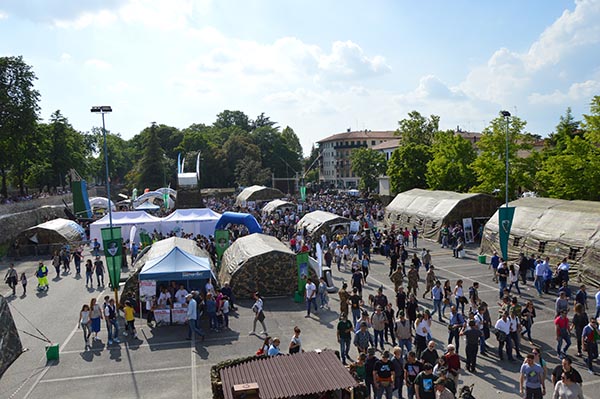 Siamo in Cittadella Militare a Trento