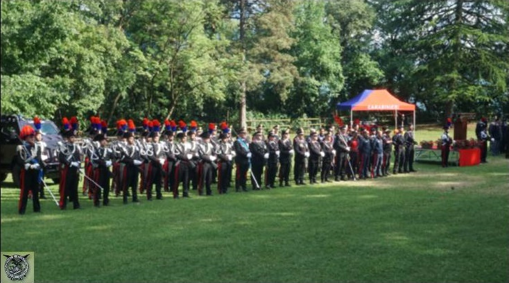 Il Doss si tinge di blu e rosso per la festa dell’Arma dei Carabinieri