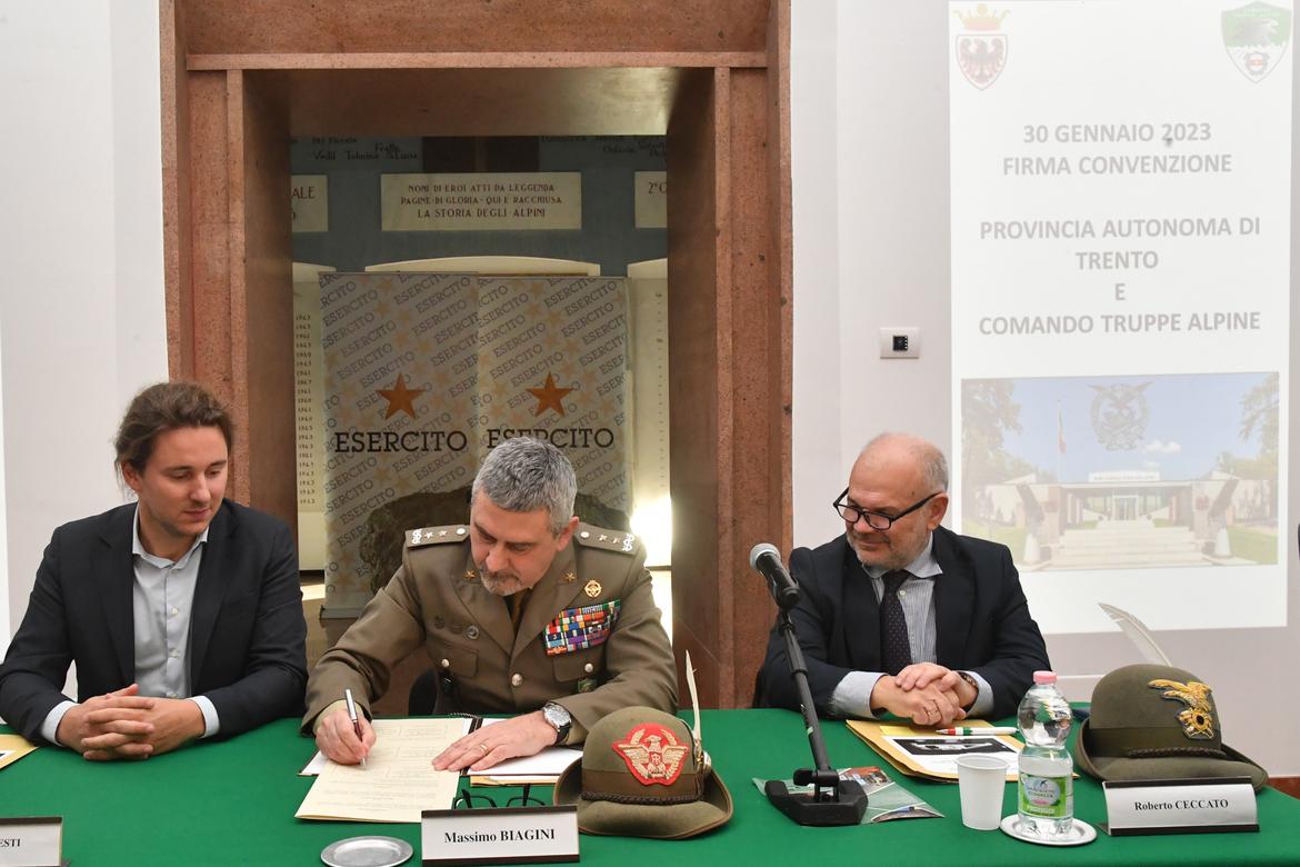 Convenzione tra la Provincia Autonoma di Trento ed il Museo Nazionale Storico degli Alpini