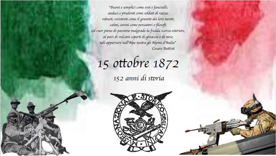 152 anni dalla costituzione del Corpo degli Alpini