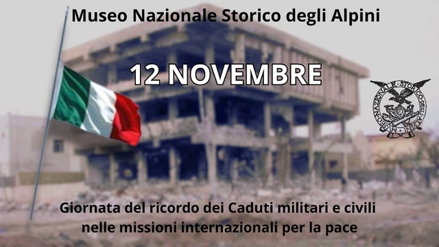 12 novembre 2024 “Giornata del ricordo dei Caduti militari e civili nelle missioni internazionali per la pace”