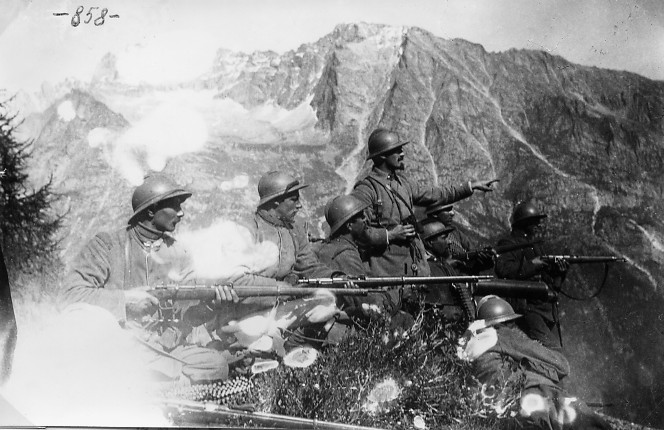 Avis Waterman and the Alpini